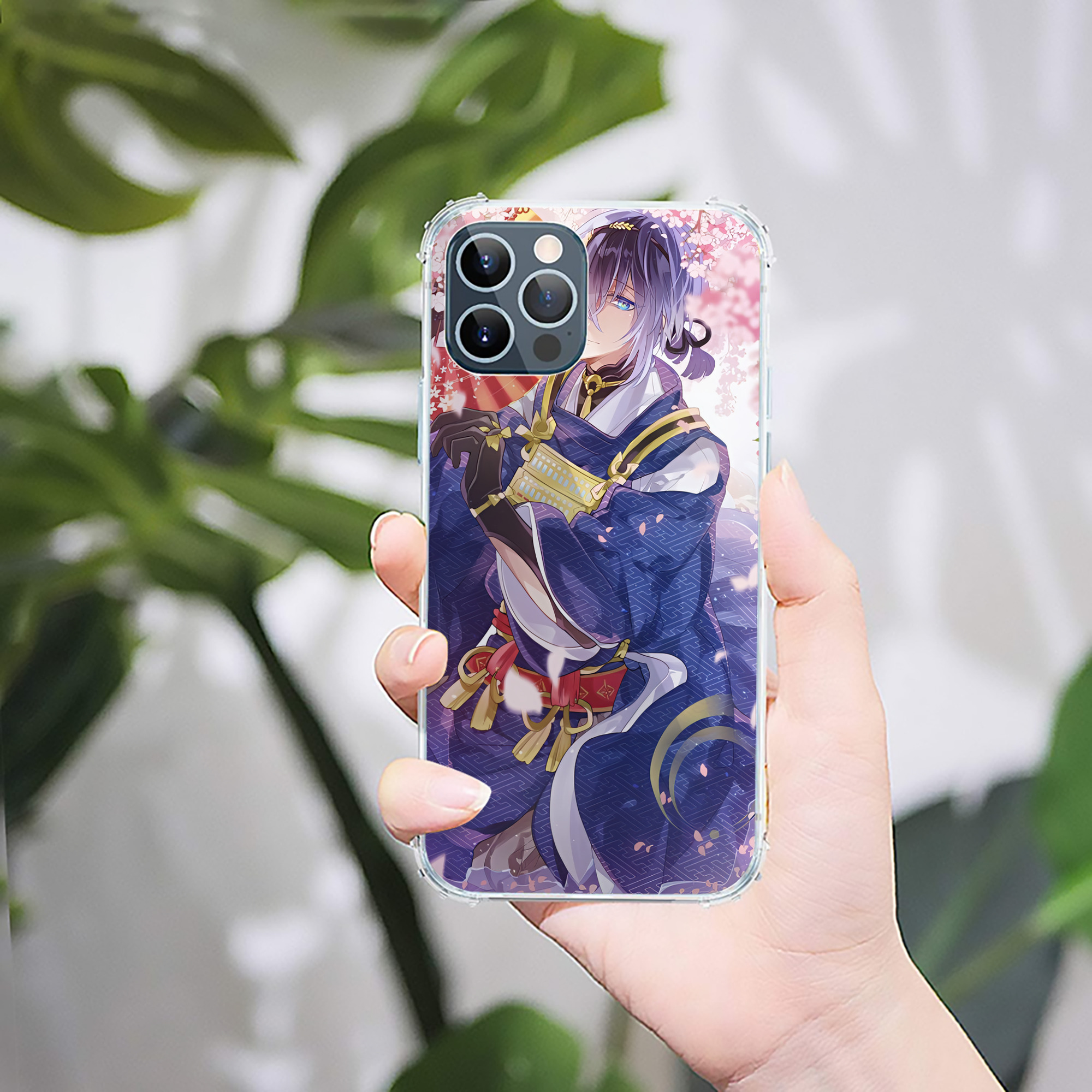 （画像用） 刀剣乱舞 Touken Ranbu 【iPhone 12シリーズ対応】透明スマホケース（クリアソフトケース）
